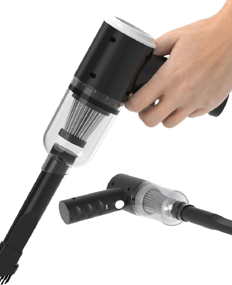 Wireless Car Vacuum Cleaner USB Charging 1200mAh Portable Cleaning Appliance Mini Wet and Dry Blow Vacuum Cleaner Household